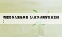 霸道总裁女主是黑客（女主顶级黑客男主总裁）