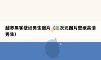 越界黑客壁纸男生图片（二次元图片壁纸高清男生）