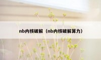 nb内核破解（nb内核破解算力）