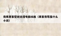 夜鹰黑客壁纸动漫电脑绘画(黑客夜莺是什么小说)