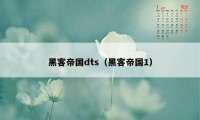 黑客帝国dts（黑客帝国1）