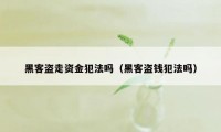 黑客盗走资金犯法吗(黑客盗钱犯法吗)