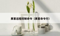 黑客远程控制命令(黑客命令行)