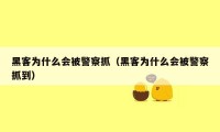 黑客为什么会被警察抓(黑客为什么会被警察抓到)