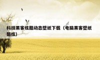 科技黑客炫酷动态壁纸下载（电脑黑客壁纸 酷炫）