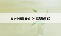 首次中国黑客松（中国高级黑客）