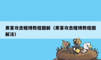 黑客攻击赌博教程图解（黑客攻击赌博教程图解法）