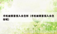 手机被黑客侵入会怎样（手机被黑客侵入会怎样呢）