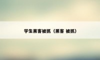 学生黑客被抓(黑客 被抓)