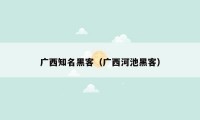 广西知名黑客（广西河池黑客）