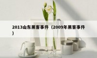 2013山东黑客事件（2009年黑客事件）