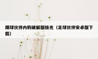 踢球伙伴内购破解版极光（足球伙伴安卓版下载）