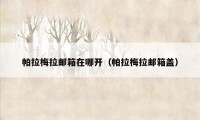 帕拉梅拉邮箱在哪开(帕拉梅拉邮箱盖)