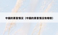 中国的黑客情况（中国的黑客情况有哪些）