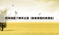 别来烦我了聊天记录(别来烦我的表情包)