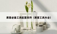 黑客必备工具配置软件（黑客工具大全）